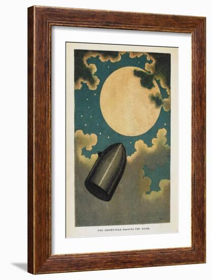 a Spaceship-Jules Verne-Framed Giclee Print