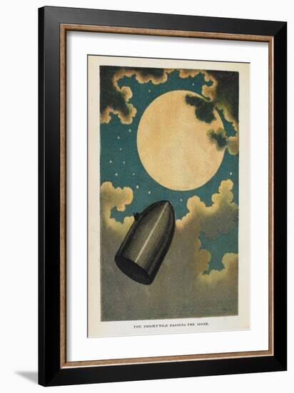 a Spaceship-Jules Verne-Framed Giclee Print