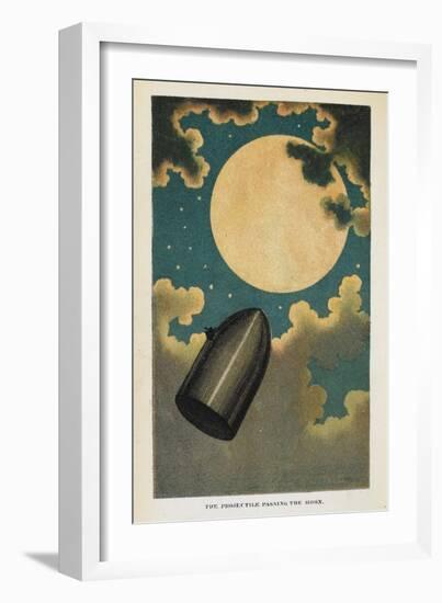 a Spaceship-Jules Verne-Framed Giclee Print