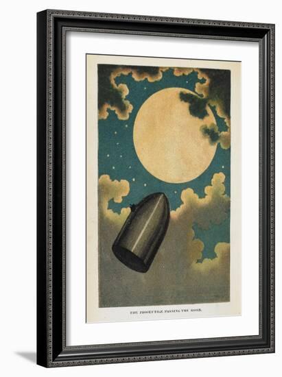 a Spaceship-Jules Verne-Framed Giclee Print