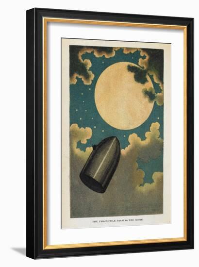 a Spaceship-Jules Verne-Framed Giclee Print