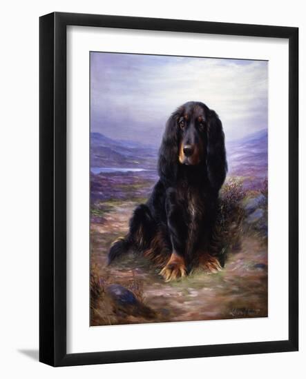 A Spaniel in the Highlands-Lilian Cheviot-Framed Giclee Print