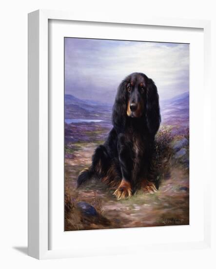 A Spaniel in the Highlands-Lilian Cheviot-Framed Giclee Print