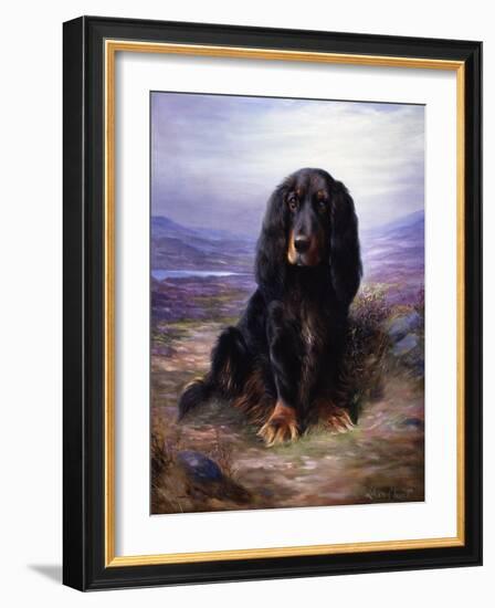 A Spaniel in the Highlands-Lilian Cheviot-Framed Giclee Print