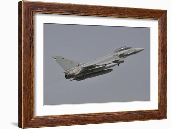 A Spanish Air Force Eurofighter Typhoon 2000 Taking Off-Stocktrek Images-Framed Photographic Print