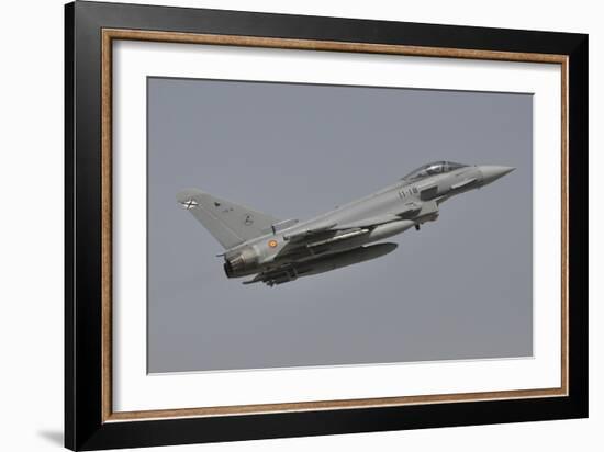 A Spanish Air Force Eurofighter Typhoon 2000 Taking Off-Stocktrek Images-Framed Photographic Print