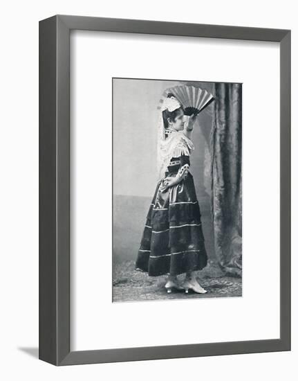 A Spanish dancer, 1912-Unknown-Framed Photographic Print