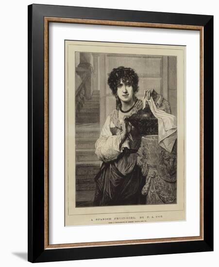 A Spanish Fruit-Girl-Pierre-Auguste Cot-Framed Giclee Print