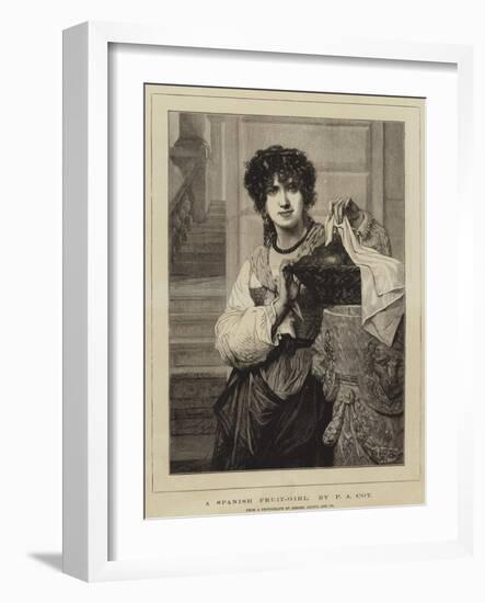 A Spanish Fruit-Girl-Pierre-Auguste Cot-Framed Giclee Print