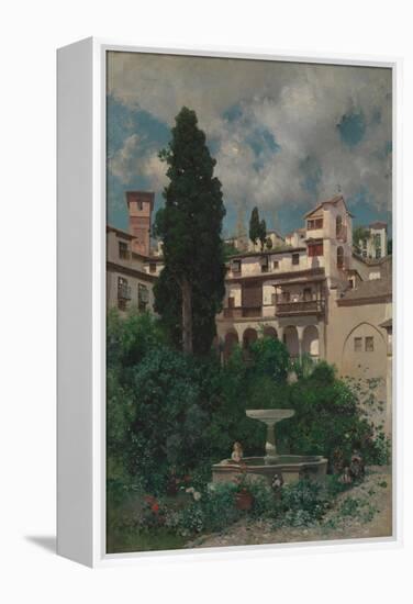 A Spanish Garden-Martin Rico y Ortega-Framed Premier Image Canvas