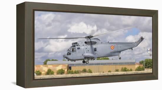 A Spanish Navy Sh-3D Helicopter-Stocktrek Images-Framed Premier Image Canvas