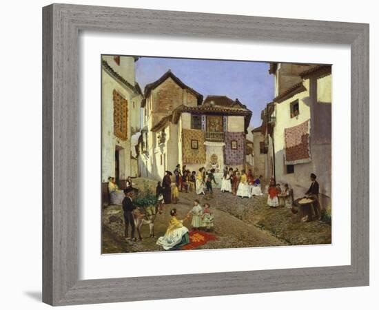 A Spanish Wedding Ceremony, 1873-Placido Frances y Pascual-Framed Giclee Print