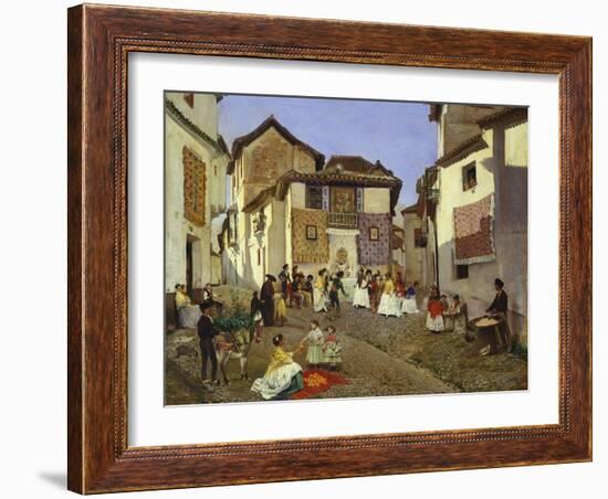 A Spanish Wedding Ceremony, 1873-Placido Frances y Pascual-Framed Giclee Print