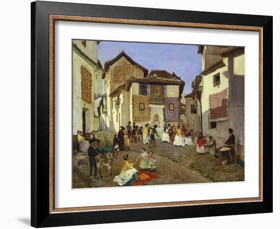 A Spanish Wedding Ceremony, 1873-Placido Frances y Pascual-Framed Giclee Print