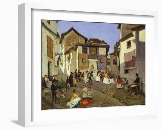 A Spanish Wedding Ceremony, 1873-Placido Frances y Pascual-Framed Giclee Print