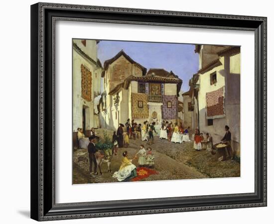 A Spanish Wedding Ceremony, 1873-Placido Frances y Pascual-Framed Giclee Print