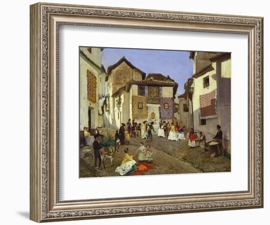 A Spanish Wedding Ceremony, 1873-Placido Frances y Pascual-Framed Giclee Print