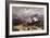 A Spate in the Highlands, 1866-Peter Graham-Framed Giclee Print