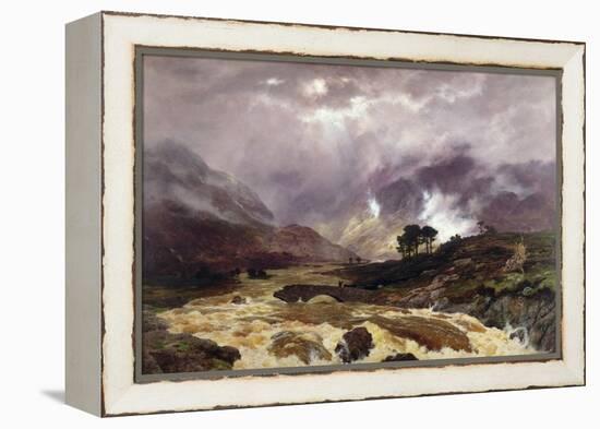 A Spate in the Highlands, 1866-Peter Graham-Framed Premier Image Canvas