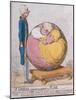 A Sphere Projecting Against a Plane, Published by Hannah Humphrey in 1792-James Gillray-Mounted Giclee Print