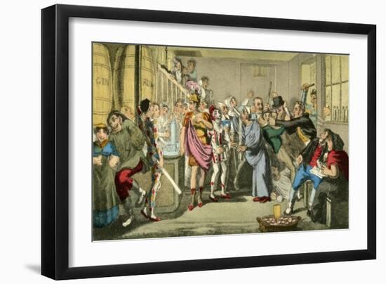 A Spirited Scene, and Full of Characters-Theodore Lane-Framed Giclee Print