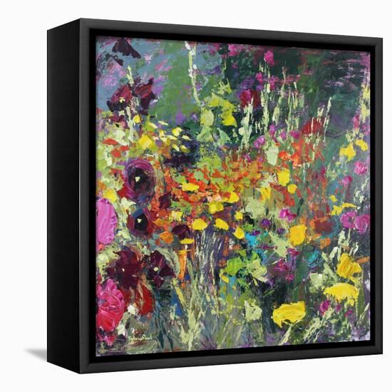 A Splash of Colour in the Garden-Sylvia Paul-Framed Premier Image Canvas