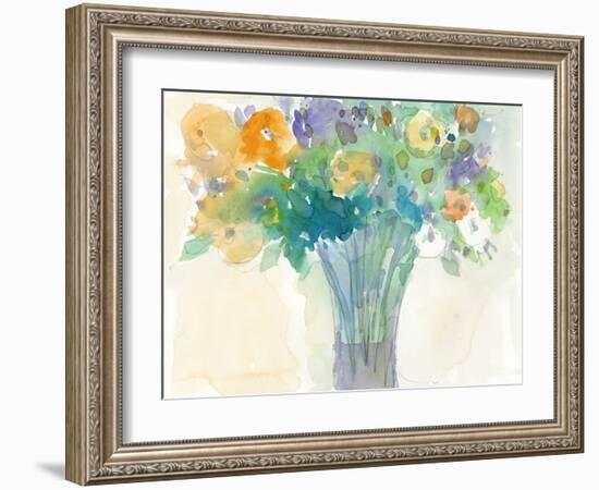 A Splash of Teal II-Samuel Dixon-Framed Art Print