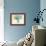 A Splash of Teal II-Samuel Dixon-Framed Art Print displayed on a wall