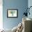 A Splash of Teal II-Samuel Dixon-Framed Art Print displayed on a wall