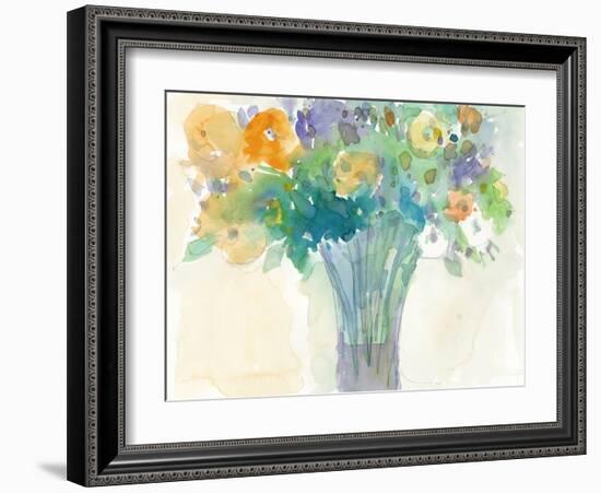 A Splash of Teal II-Samuel Dixon-Framed Art Print