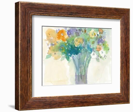 A Splash of Teal II-Samuel Dixon-Framed Premium Giclee Print