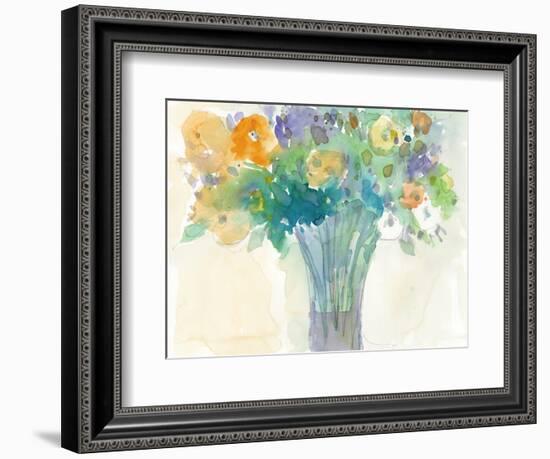 A Splash of Teal II-Samuel Dixon-Framed Premium Giclee Print