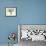 A Splash of Teal II-Samuel Dixon-Framed Premium Giclee Print displayed on a wall