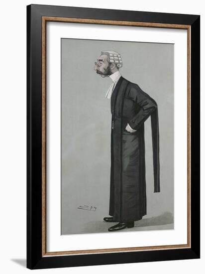 A Sporting Lawyer, form 'Vanity Fair', 17th March 1898-Leslie Mathew Ward-Framed Giclee Print