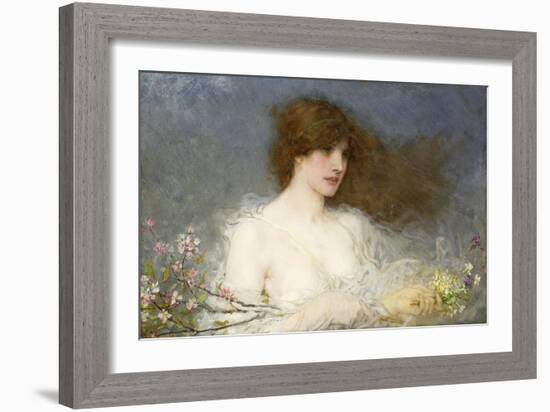 A Spring Idyll. 1901-George Henry Boughton-Framed Giclee Print