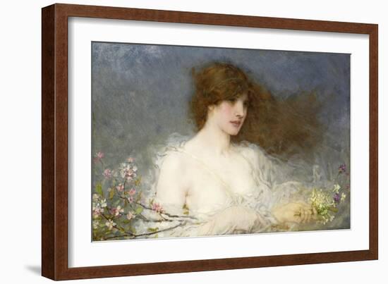 A Spring Idyll. 1901-George Henry Boughton-Framed Giclee Print