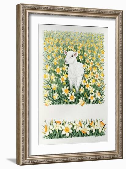 A Spring in the Step-Pat Scott-Framed Giclee Print