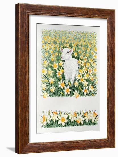 A Spring in the Step-Pat Scott-Framed Giclee Print