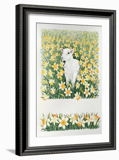 A Spring in the Step-Pat Scott-Framed Giclee Print