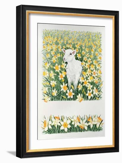 A Spring in the Step-Pat Scott-Framed Giclee Print