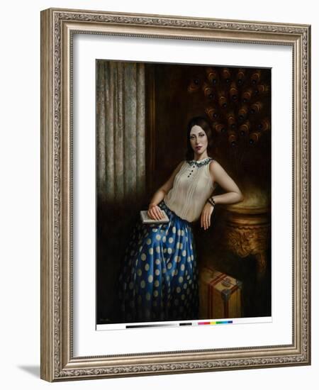 A Spy in the House of Love, 2016 (oil on lnen)-Catherine Abel-Framed Giclee Print