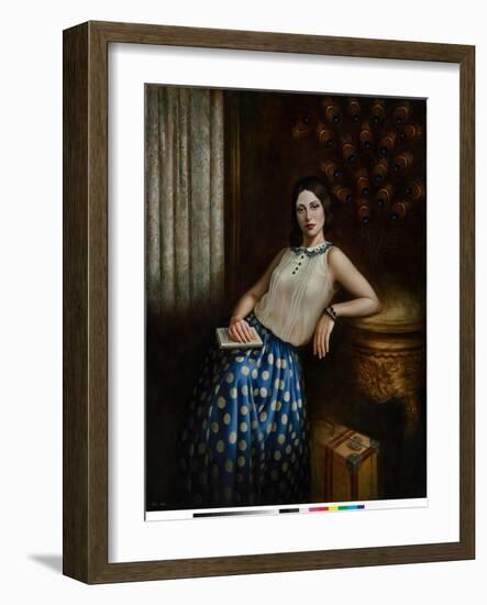 A Spy in the House of Love, 2016 (oil on lnen)-Catherine Abel-Framed Giclee Print