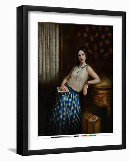 A Spy in the House of Love, 2016 (oil on lnen)-Catherine Abel-Framed Giclee Print