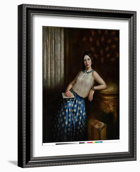 A Spy in the House of Love, 2016 (oil on lnen)-Catherine Abel-Framed Giclee Print