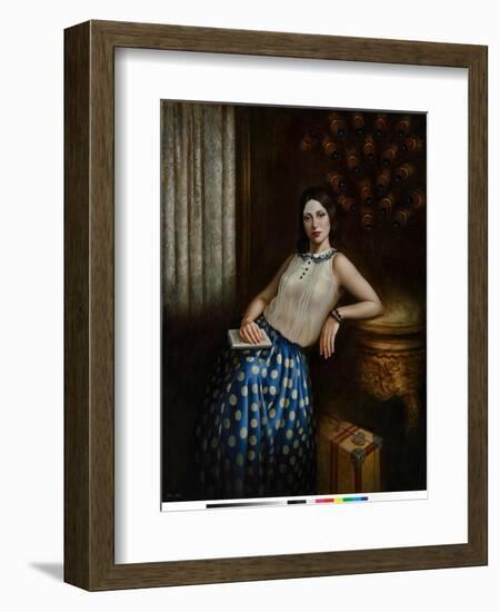 A Spy in the House of Love, 2016 (oil on lnen)-Catherine Abel-Framed Giclee Print