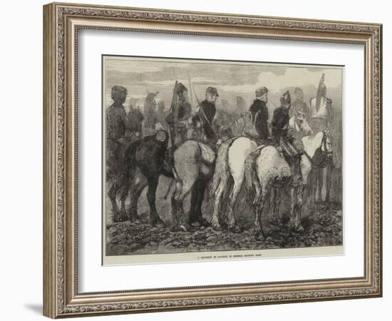 A Squadron of Cavalry of General Chanzy's Army-Guillaume Regamey-Framed Giclee Print
