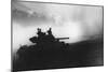 A Squadron of Tanks on the Way to Rammacca, Sicily, July 1943-null-Mounted Photographic Print