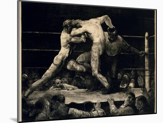 A Stag at Sharkey's, 1917-George Bellows-Mounted Giclee Print