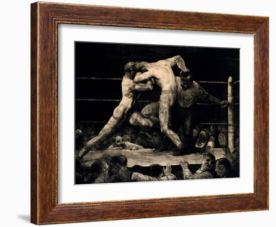 A Stag At Sharkey's-George Bellows-Framed Giclee Print