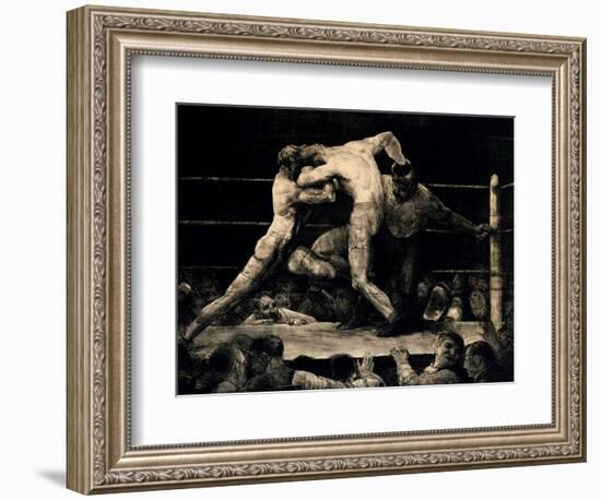 A Stag At Sharkey's-George Bellows-Framed Giclee Print